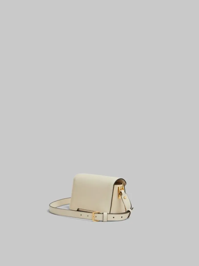 WomenMen Marni Trunkaroo Bag Cream Leather Trunkaroo Mini Shoulder Bag