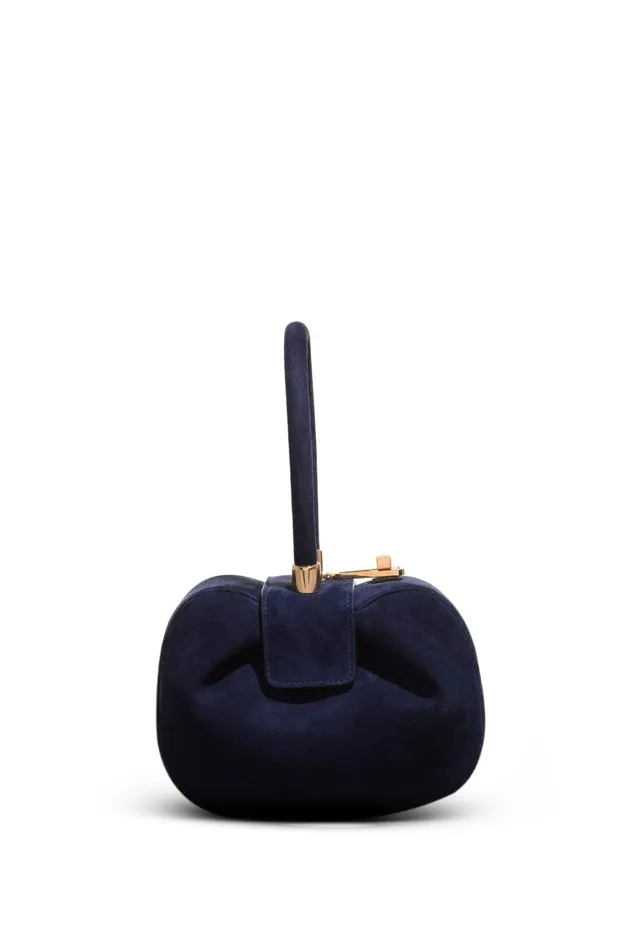 WomenMen Mini Bags Gabriela Hearst Demi Bag In Navy Suede