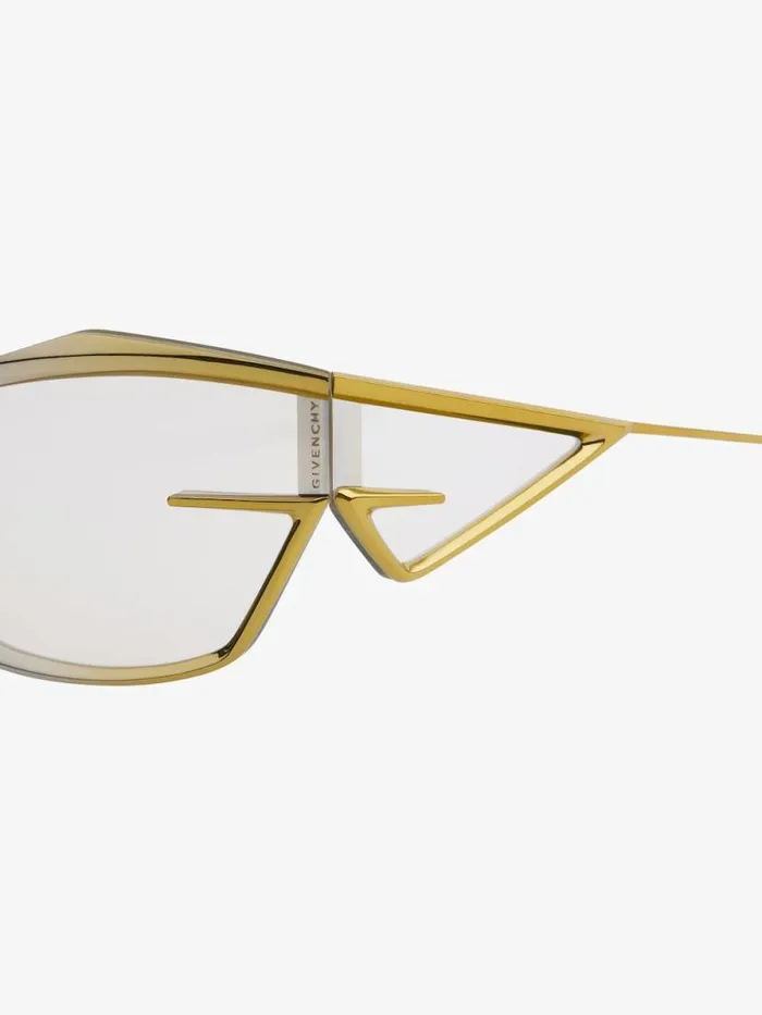WomenMen Sunglasses Givenchy Giv Cut Unisex Sunglasses In Metal Dark Yellow