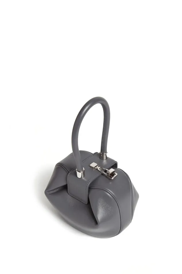 WomenMen Top Handles Gabriela Hearst Demi Bag In Charcoal Nappa Leather
