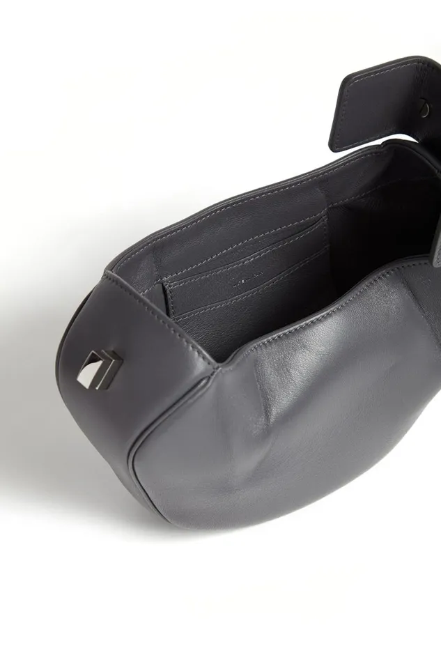 WomenMen Top Handles Gabriela Hearst Demi Bag In Charcoal Nappa Leather