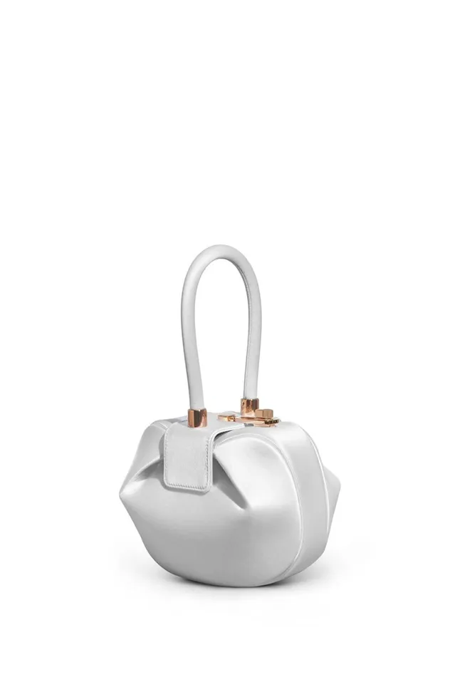 WomenMen Top Handles Gabriela Hearst Demi Bag In Diamond Satin