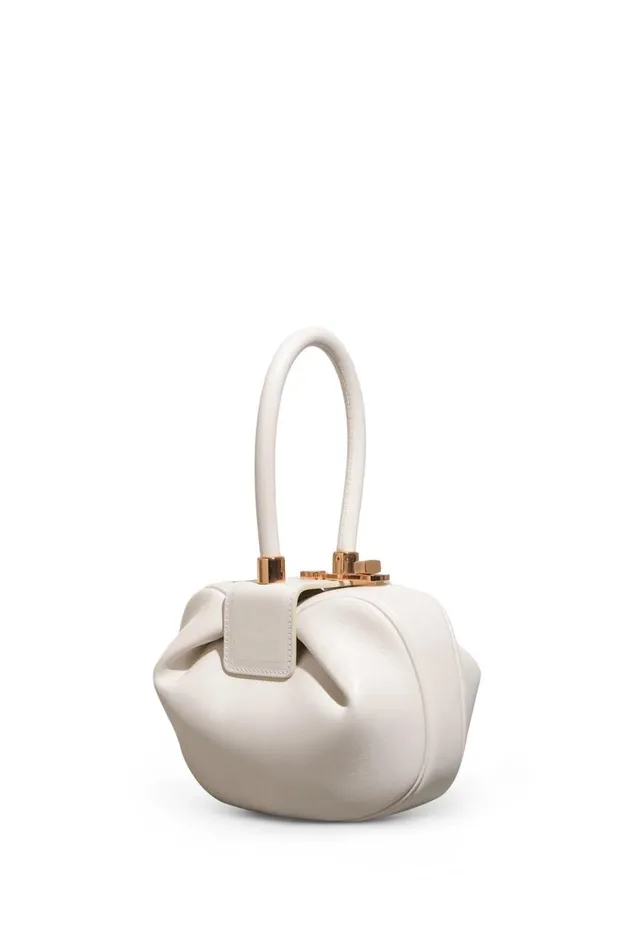 WomenMen Top Handles Gabriela Hearst Demi Bag In Ivory Nappa Leather