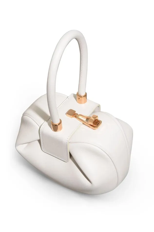 WomenMen Top Handles Gabriela Hearst Demi Bag In Ivory Nappa Leather