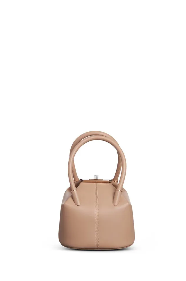 WomenMen Top Handles Gabriela Hearst Mini Baez Bag In Nude Nappa Leather