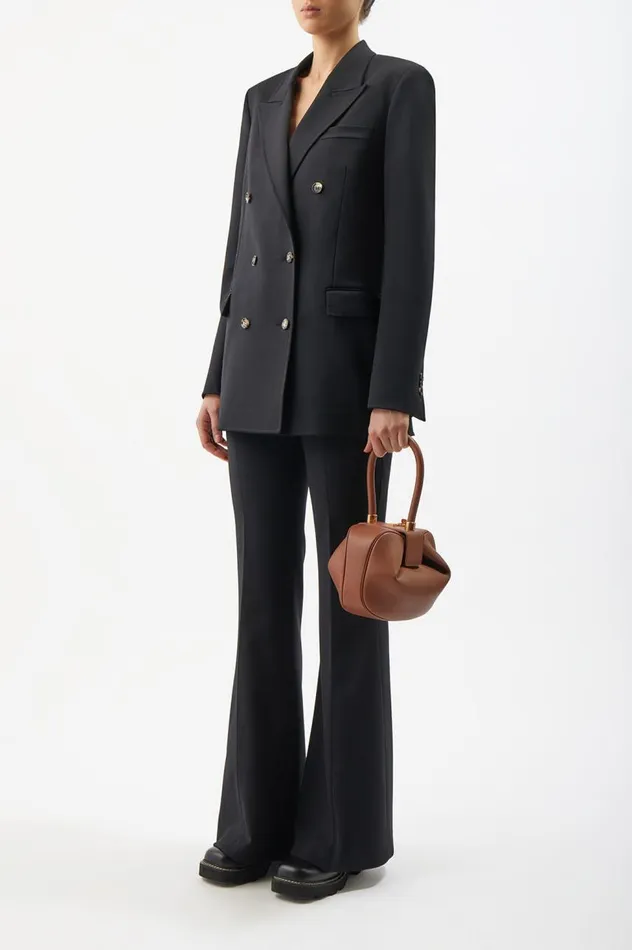 WomenMen Top Handles Gabriela Hearst Nina Bag In Bordeaux Crocodile Leather