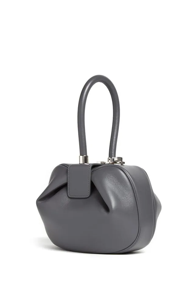 WomenMen Top Handles Gabriela Hearst Nina Bag In Charcoal Nappa Leather
