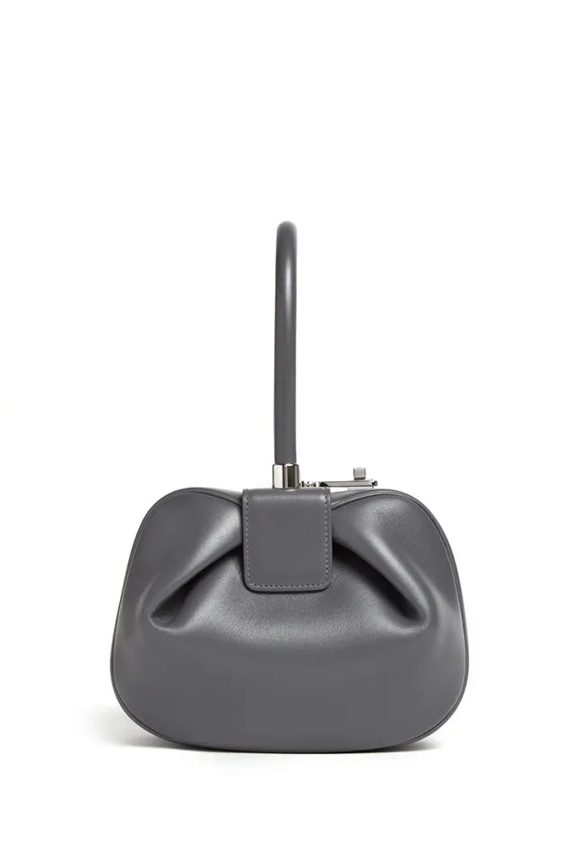 WomenMen Top Handles Gabriela Hearst Nina Bag In Charcoal Nappa Leather