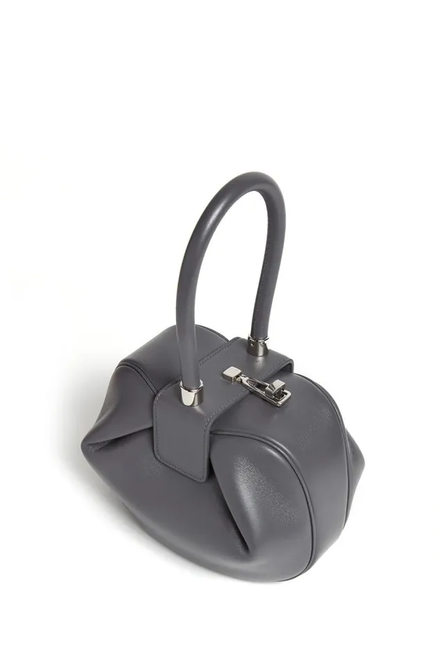 WomenMen Top Handles Gabriela Hearst Nina Bag In Charcoal Nappa Leather
