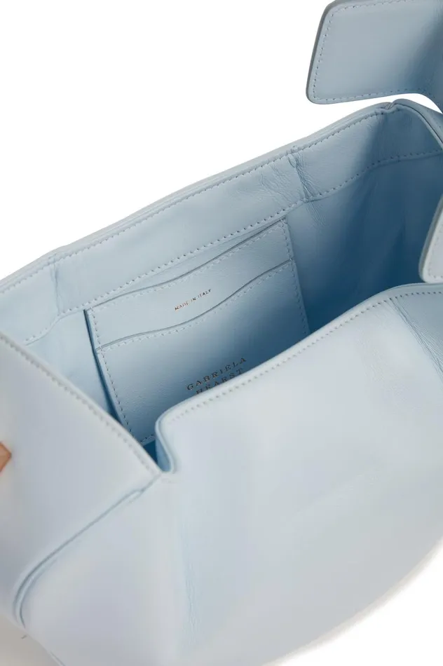 WomenMen Top Handles Gabriela Hearst Nina Bag In Light Blue Nappa Leather