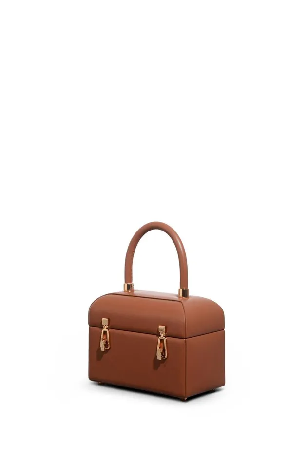 WomenMen Top Handles Gabriela Hearst Patsy Bag In Cognac Nappa Leather