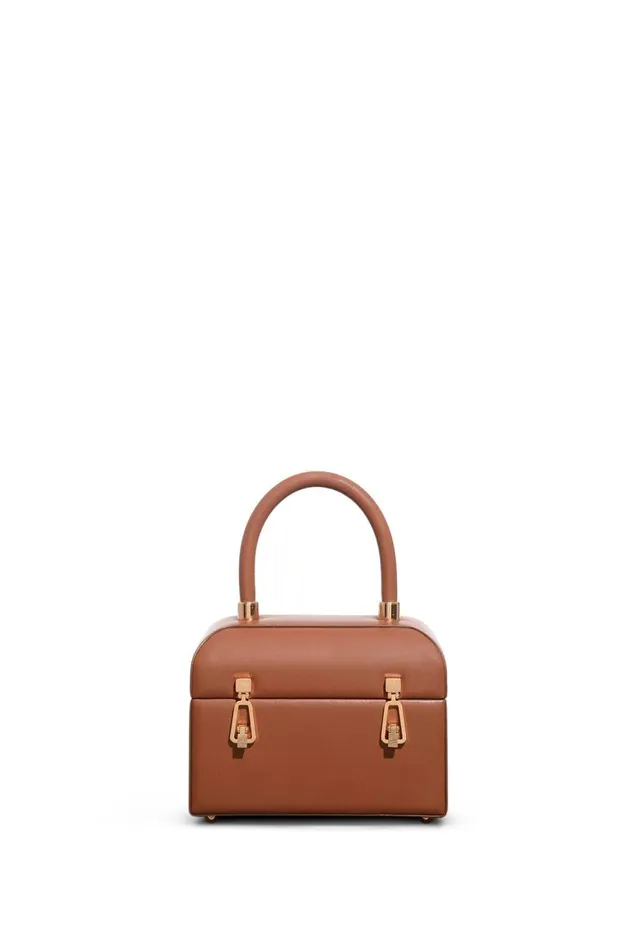 WomenMen Top Handles Gabriela Hearst Patsy Bag In Cognac Nappa Leather