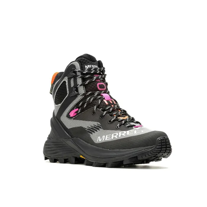 Women Merrell Boots Rogue Hiker Mid GORETEX Blackwhite Women Merrell Boots Rogue Hiker Mid GORETEX Blackwhite
