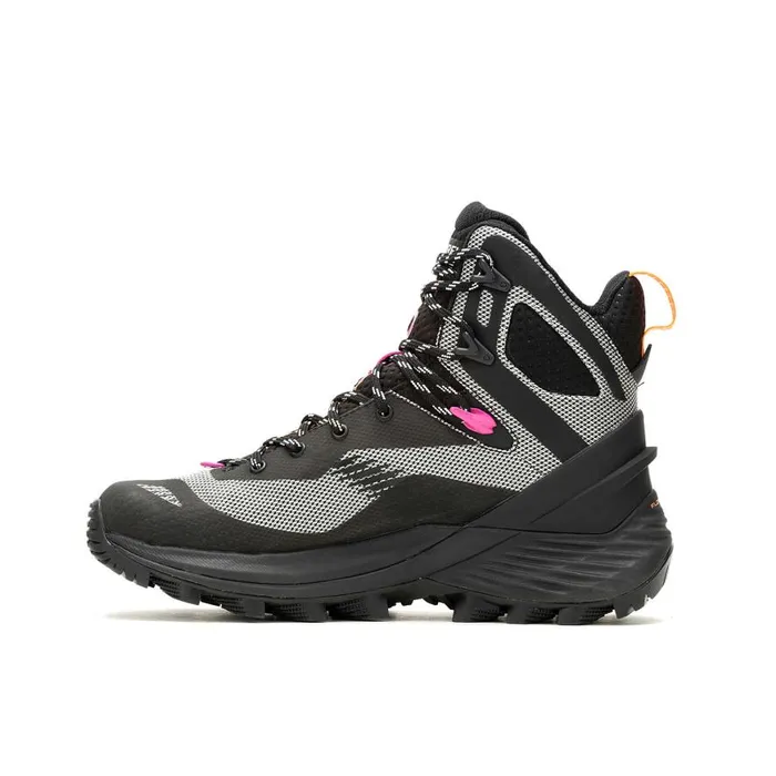 Women Merrell Boots Rogue Hiker Mid GORETEX Blackwhite Women Merrell Boots Rogue Hiker Mid GORETEX Blackwhite
