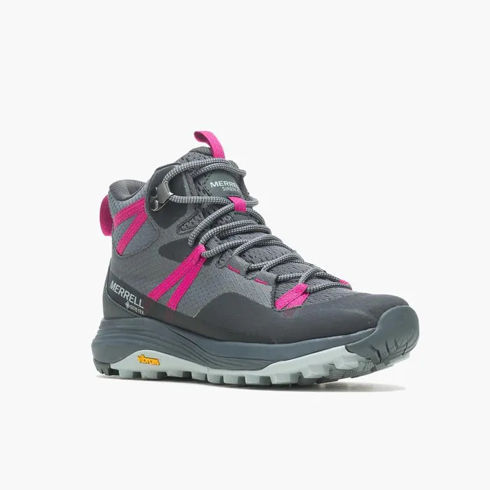 Women Merrell Boots Siren 4 Mid GORETEX Granite Women Merrell Boots Siren 4 Mid GORETEX Granite