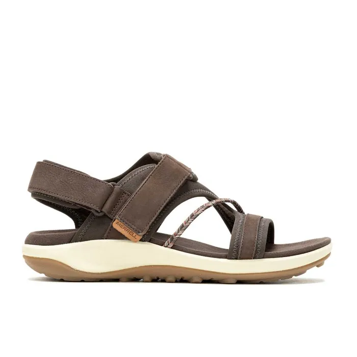 Women Merrell Sandals Terran 4 Backstrap Nutshellbracken