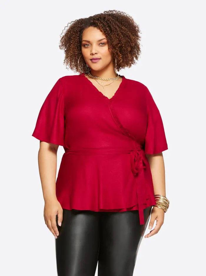 Women Misha Top In Rio Red Jessica Simpson Tops and Tees