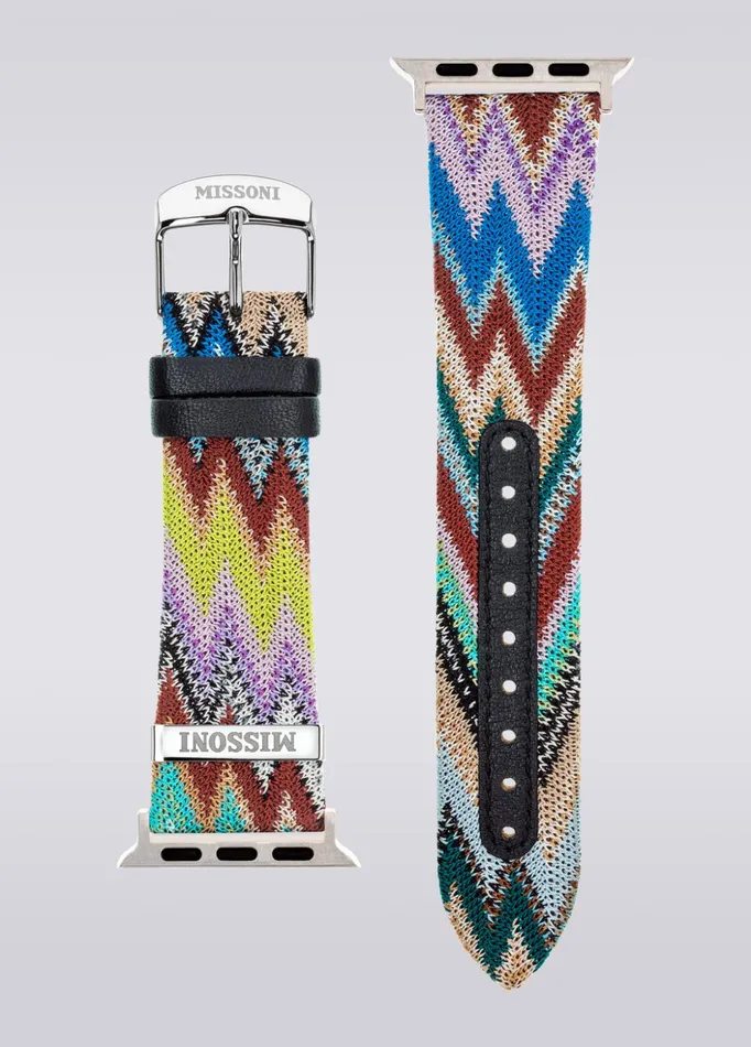 Women Missoni Fabric Apple Strap Multicoloured Missoni Watches