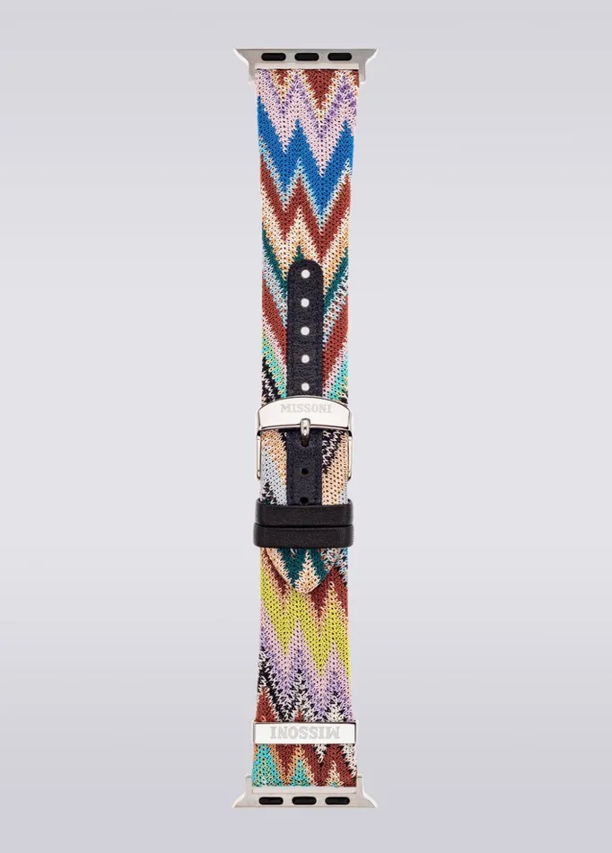 Women Missoni Fabric Apple Strap Multicoloured Missoni Watches