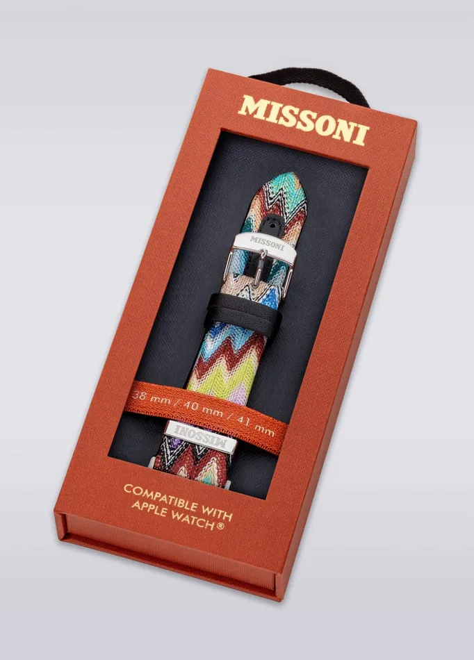 Women Missoni Fabric Apple Strap Multicoloured Missoni Watches