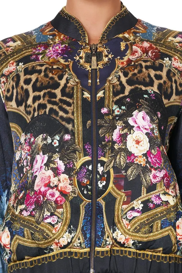 Women Modest Clothing Camilla Bomber Jacket Fields Of Treasure