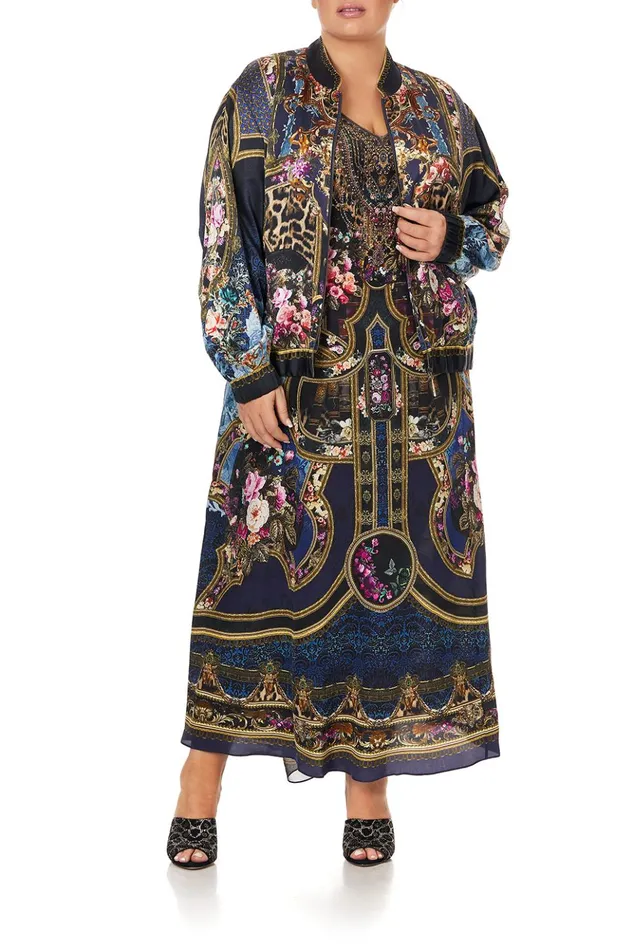 Women Modest Clothing Camilla Bomber Jacket Fields Of Treasure