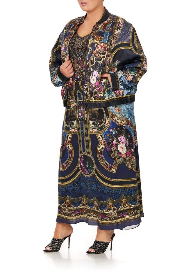 Women Modest Clothing Camilla Bomber Jacket Fields Of Treasure