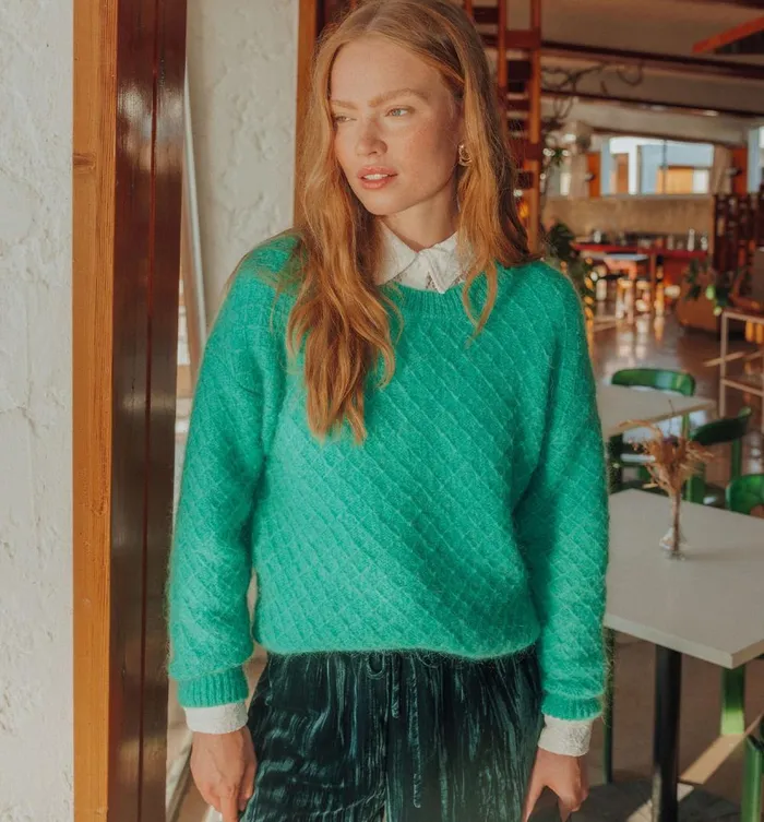 Women Mohair Jumper 8211 Light Green Promod Jumpers And Cardigans