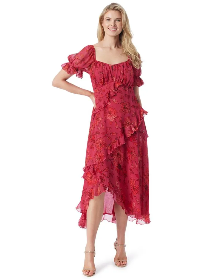 Women Monique Dress In Outlined Blossoms Jessica Simpson Dresses