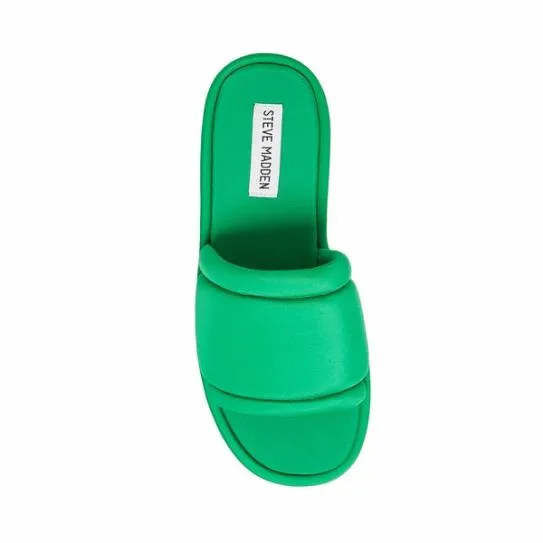 Women MOXIE GREEN Green Steve Madden Sandals Women MOXIE GREEN Green Steve Madden Sandals