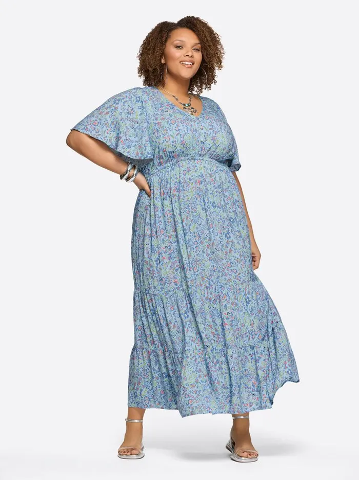Women Naomi Dress In Decorative Blossoms Jessica Simpson Dresses