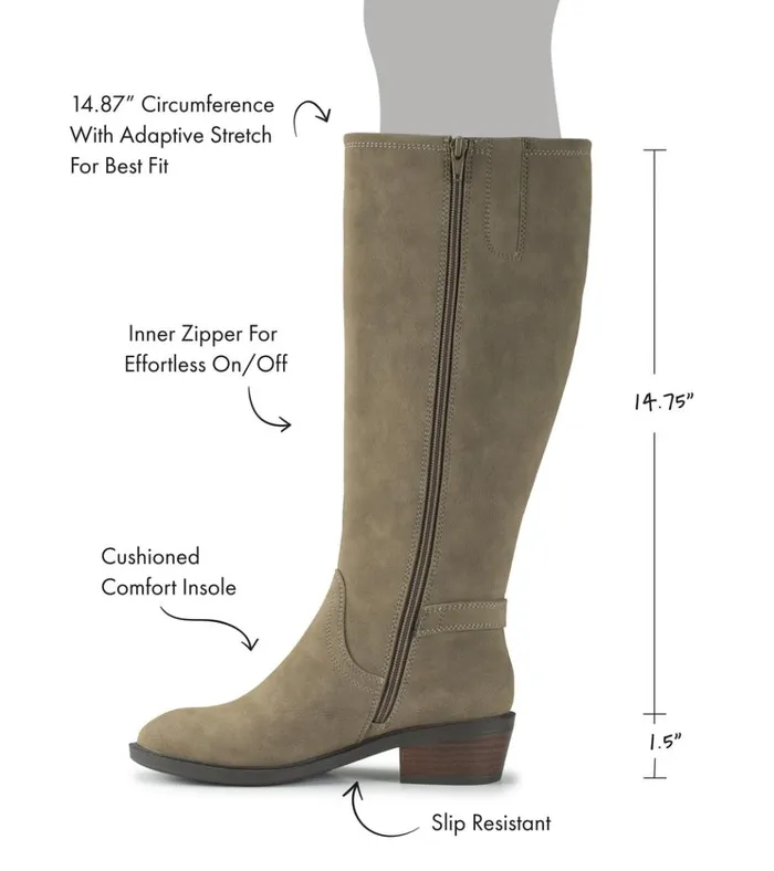 Women Nena Riding Boot Truffle Baretraps Knee High Boots