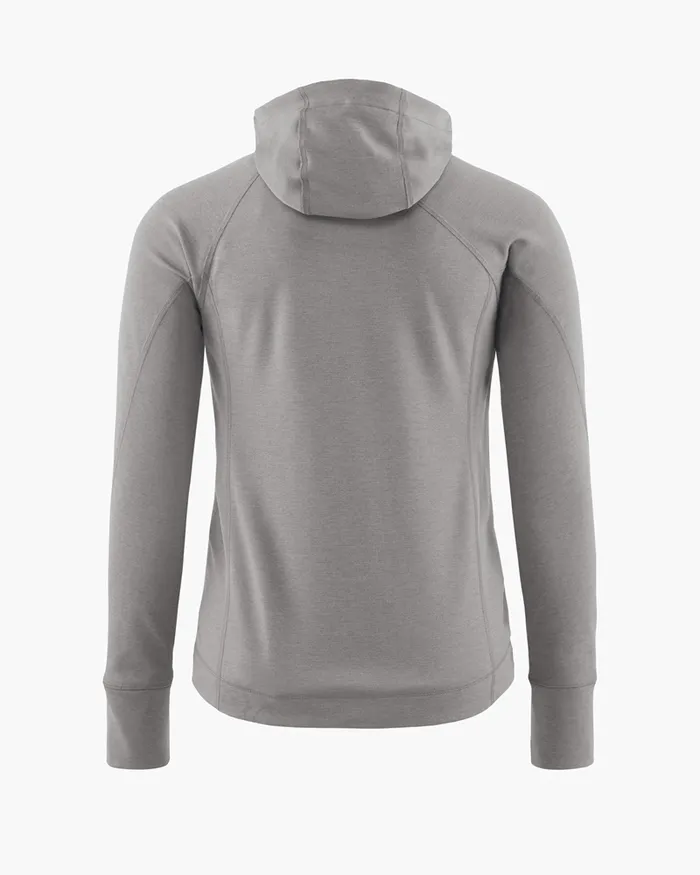 Women Njorun 20 Hoodie Dove Grey Klttermusen Fleeces and Sweaters