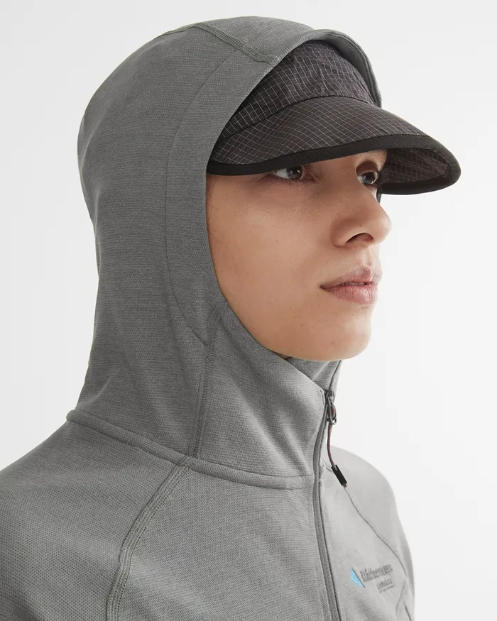Women Njorun 20 Hoodie Dove Grey Klttermusen Fleeces and Sweaters