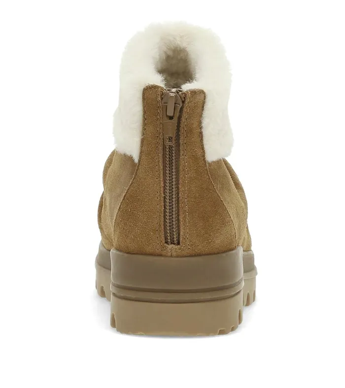 Women Nuri Cold Weather Bootie Cognac Suede Baretraps Booties