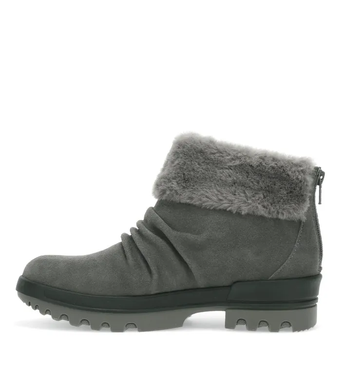 Women Nuri Cold Weather Bootie Dark Grey Suede Baretraps Booties
