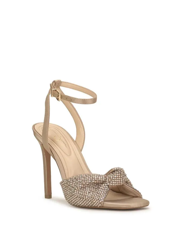 Women Ohela High Heel In Gold Jessica Simpson Sandals