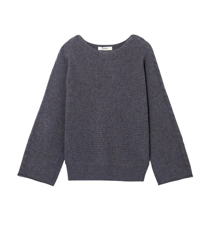 Women Ottoman Ribbed Jumper 8211 Light Grey Promod Jumpers And Cardigans Women Ottoman Ribbed Jumper 8211 Light Grey Promod Jumpers And Cardigans