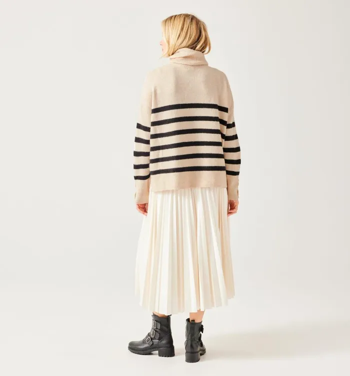 Women Oversized Cowl Neck Jumper 8211 Black Stripes Promod Jumpers And Cardigans Women Oversized Cowl Neck Jumper 8211 Black Stripes Promod Jumpers And Cardigans