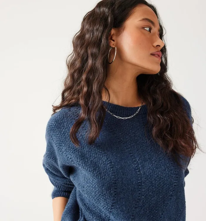 Women Oversized Glitzy Jumper 8211 Petrole Moyen Promod Jumpers And Cardigans Women Oversized Glitzy Jumper 8211 Petrole Moyen Promod Jumpers And Cardigans