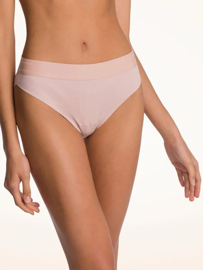Women Panties Wolford Beauty Cotton Brief Powder Pink