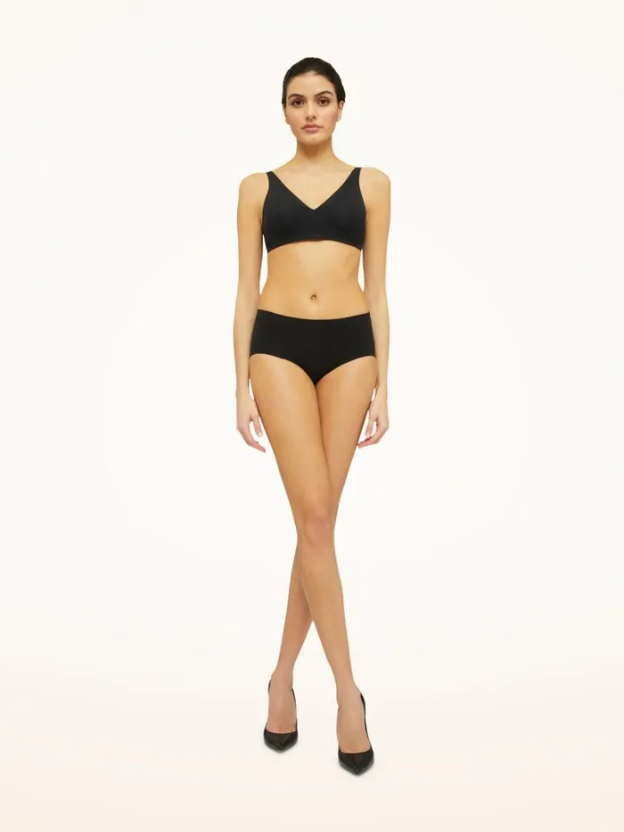 Women Panties Wolford Cotton Contour Panty Black