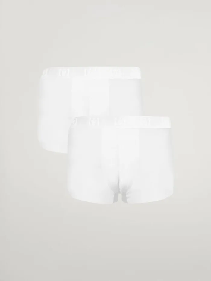 Women Panties Wolford Men039s Pure Boxer Brief Set Logo White