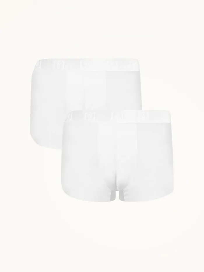 Women Panties Wolford Men039s Pure Boxer Brief Set Logo White