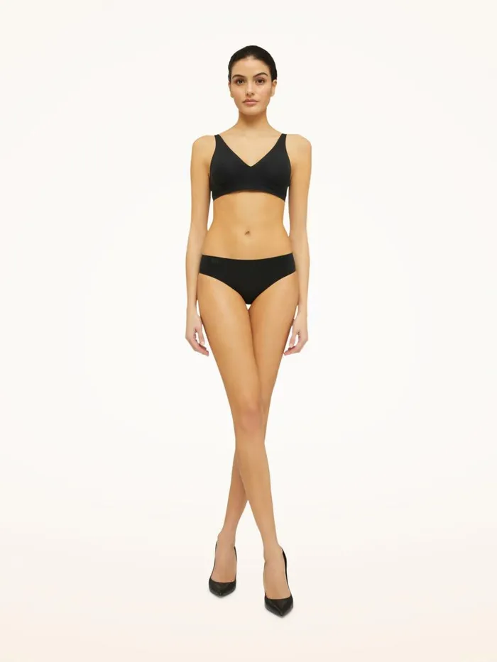 Women Panties Wolford Pure Brazilian Black