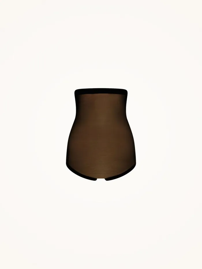 Women Panties Wolford Tulle Control Panty High Waist Black Women Panties Wolford Tulle Control Panty High Waist Black
