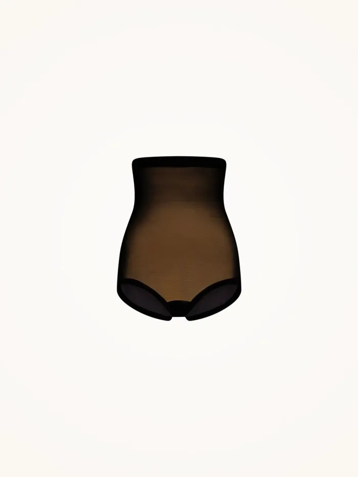 Women Panties Wolford Tulle Control Panty High Waist Black Women Panties Wolford Tulle Control Panty High Waist Black