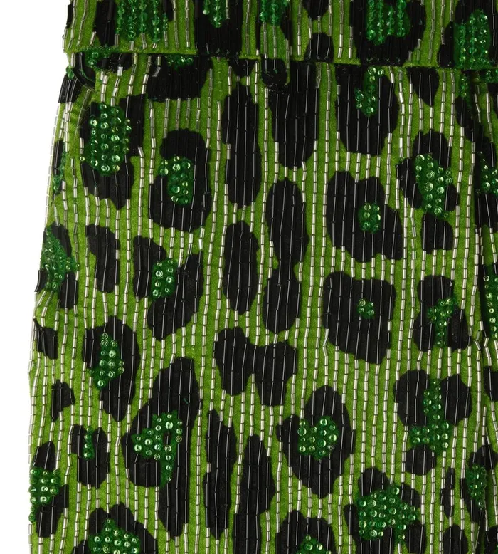 Women Pants and Shorts Tom Ford Jaguar Embroidery Velvet Pants Women Pants and Shorts Tom Ford Jaguar Embroidery Velvet Pants