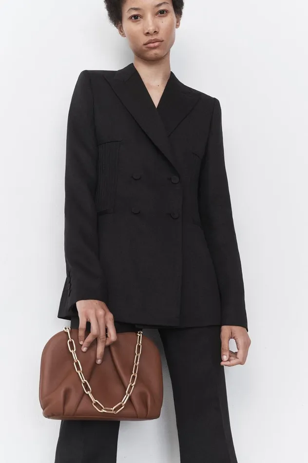 Women Pants Gabriela Hearst Rhein Pant In Black Textured Linen