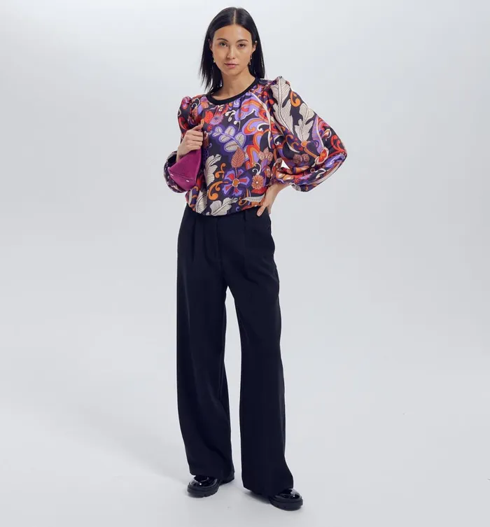 Women Patterned Blouse 8211 Multicolour Print Promod Shirts And Tunics Women Patterned Blouse 8211 Multicolour Print Promod Shirts And Tunics